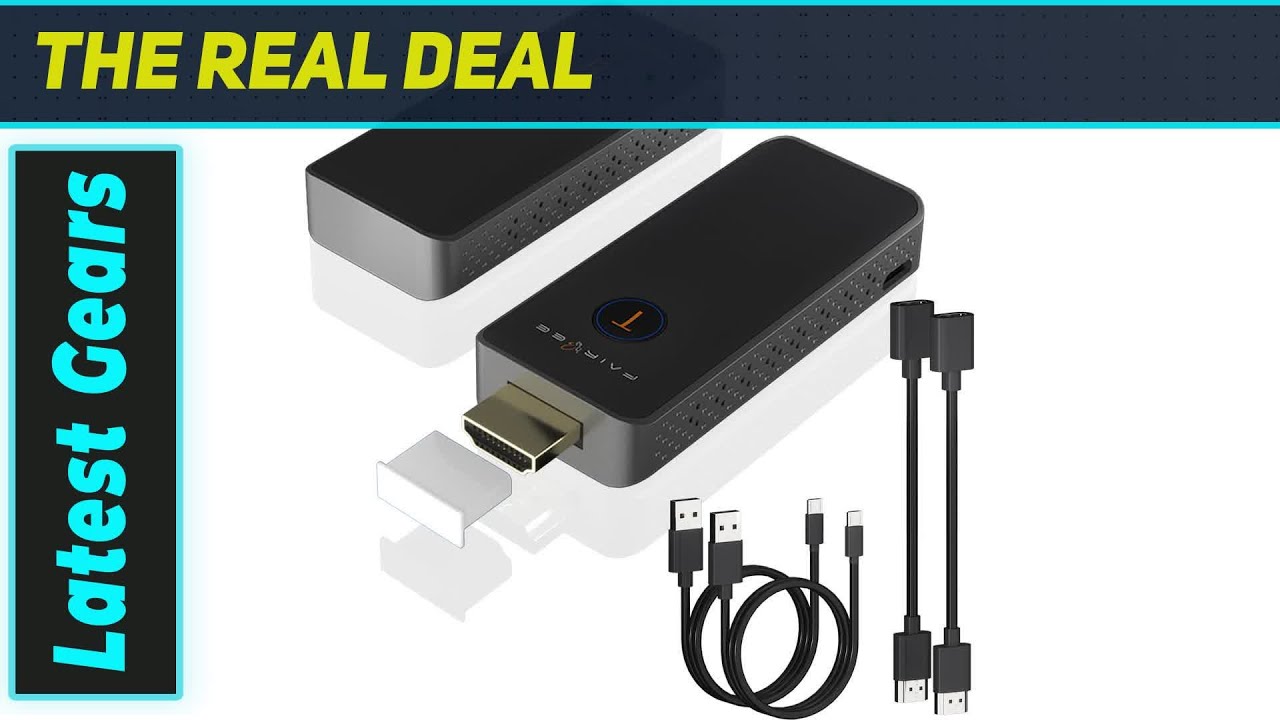 Lemorele Trasmettore e Ricevore HDMI Wireless 200m 1080P a Bassa Latenza, Extender Video HDMI per Fotografia e Streaming Live  44