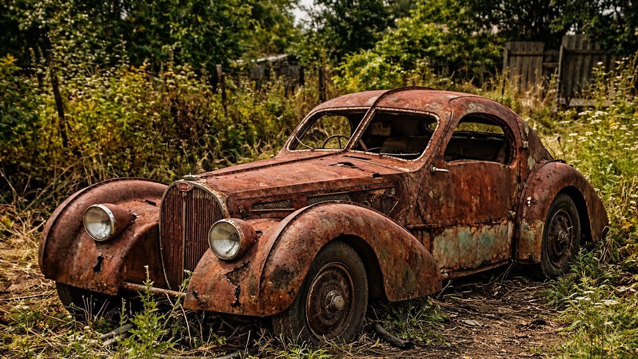 Burned 1932 Bugatti Atlantic Restoration – They Said It Was Finished | ASMR