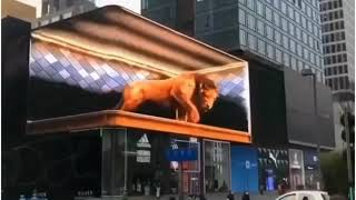 3D Billboards of Lion | Bull Tokyo Japan