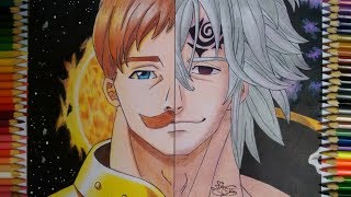 Speed Drawing - Escanor/Estarossa (Nanatsu no Taizai) | JACY MOCHIZUKI