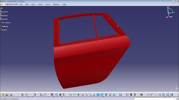 CAR DOOR MODELLING IN CATIA SOFTWARE | CAD CAM CAE UGNX SOLIDWORKS