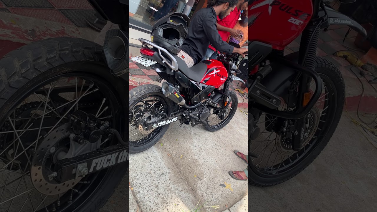 Exhaust xpulse 200 YouTube