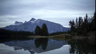Two jack Lake morning timelapse