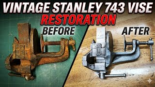 Saving a rusty stanley sweetheart vise restoration 