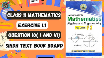 Exercise 1.1 Q10  | Class 11  New Mathematics | Sindh Board | Unit 1 - Complex Numbers | #Class XI