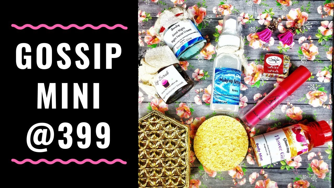 *New* Gossip Mini @399 | Unboxing & Review | Glamitup Box October 2018