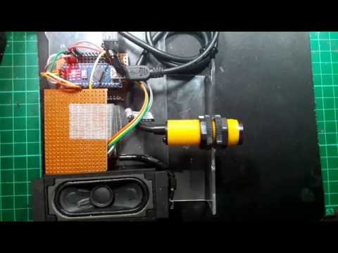 Sound Playback with NANO Test with E18D80NK Infrared Distance Sensor