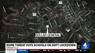 Crossville schools placed on ‘soft lockdown’ after bomb threat found at nearby Dollar General screenshot 2