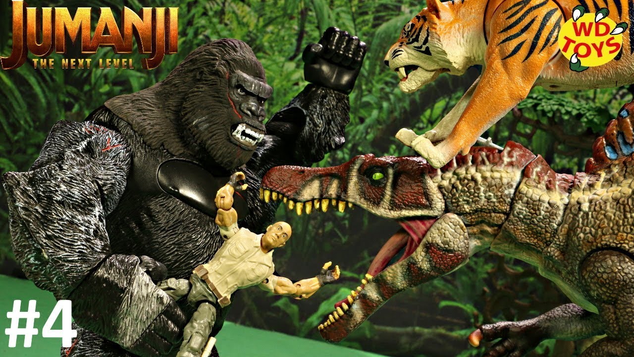 New Jumanji 3 The Next level Toys EP4 Ferocious Tiger Action Figures