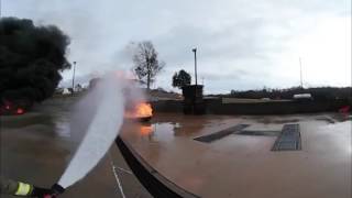 TVA fire crews train to battle utility fires - 360 Video