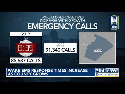 Wake EMS response times increase as county grows