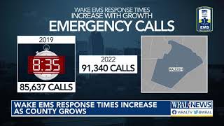 Wake EMS response times increase as county grows