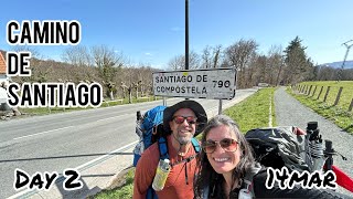 Val Carlos to Espinal…Met our first Pilgrims