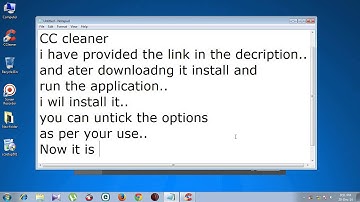 How to Install Cc-Cleaner,Speeds up your PC Very Fast!!!