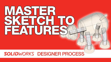 Create Features from a Master Sketch - SolidWorks Designer Process