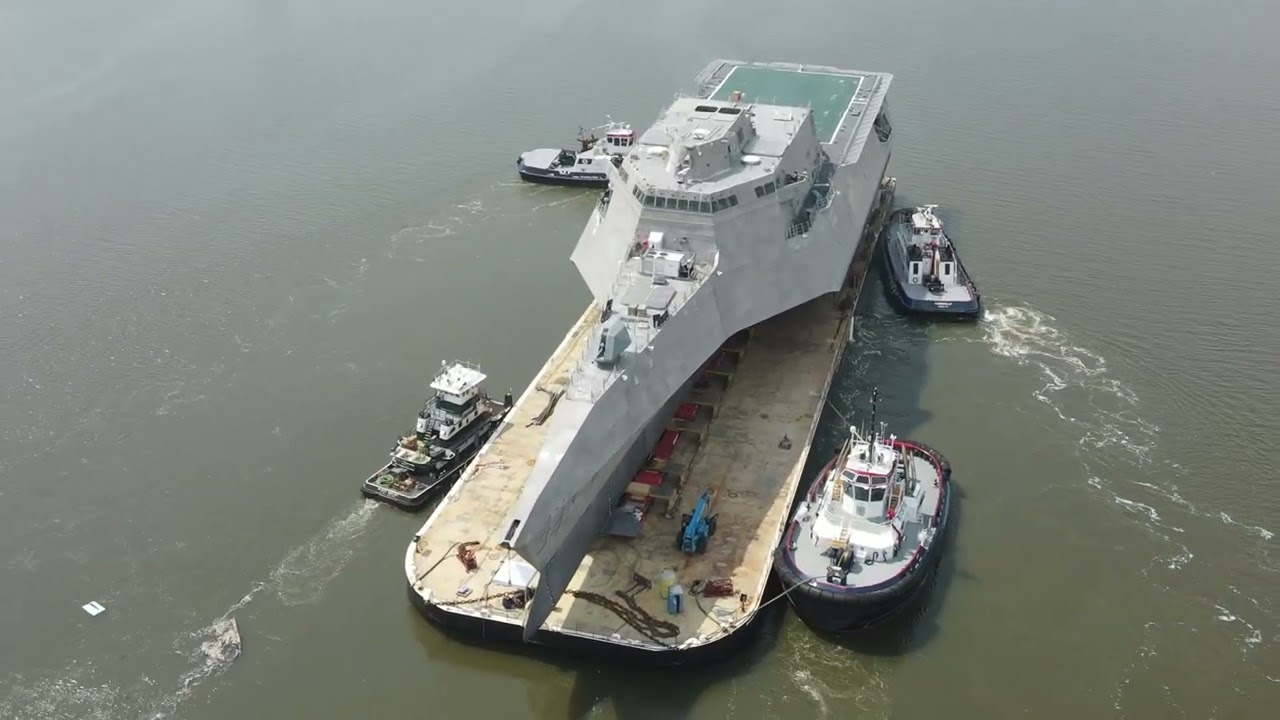Austal USA - USS Augusta (LCS 34) Launch