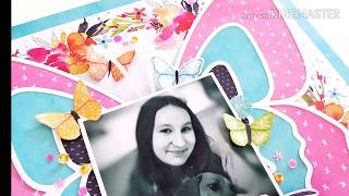 Cocoa Vanilla Studio Sweet Happiness Scrapbook Process Video with Amanda Baldwin