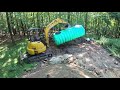 Projects from 2019 - Septic work, concrete work, fence, dump truck kingpin