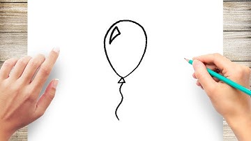 How to Draw a Balloon Step by Step for Kids