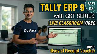 3. Learn Tally ERP 9 with GST in Hindi | Complete Accounting Course |RECEIPT VOUCHER ENTRY Part 08