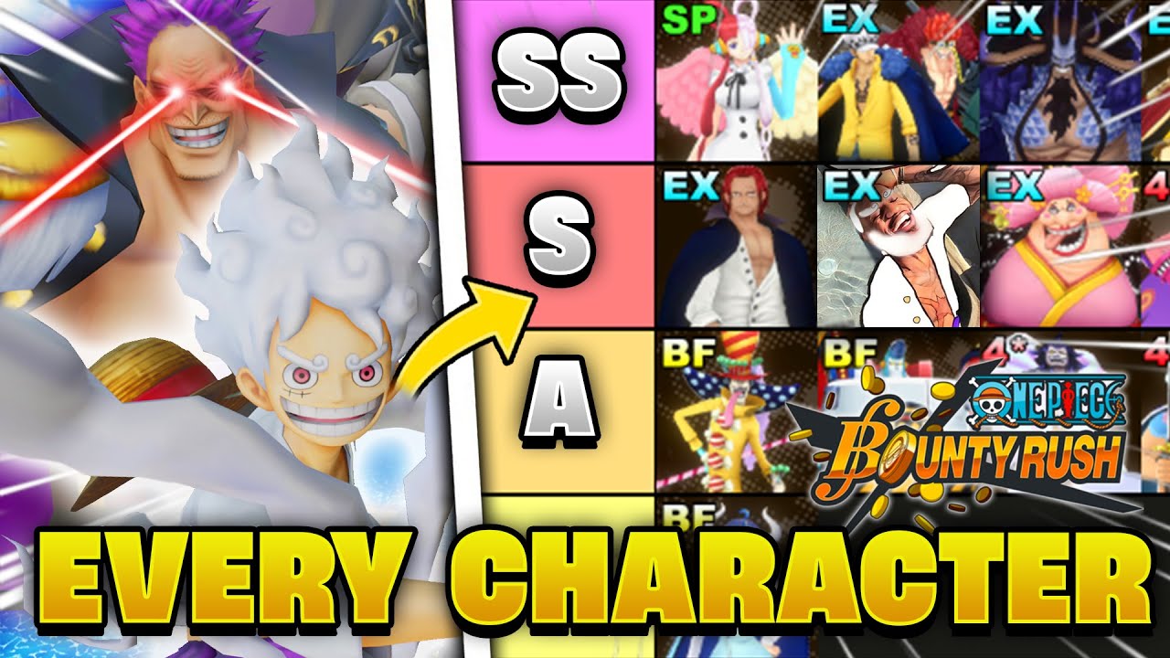 One Piece Bounty Rush Before 4.5 Anniversary Tier List 2023 - Rating EVERY  Character in OPBR! 