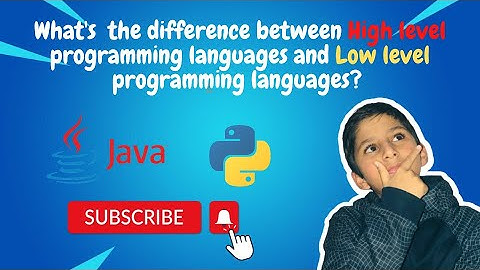 LOW Level VS HIGH Level Languages In Computer Programming - For Complete Beginners