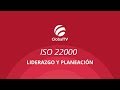 ISO 22000 - Liderazgo y planeación #GlobalTV