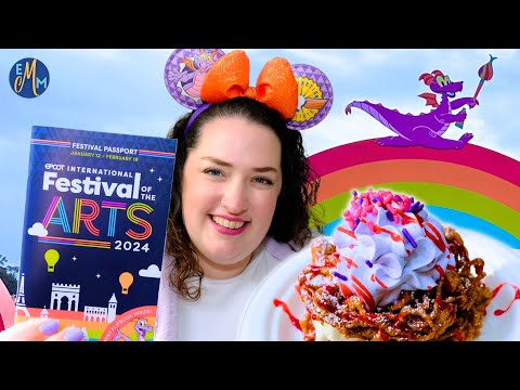 Festival of the Arts EPCOT 2024 🌈🎨 | Finding Figment | Disney World Vlog