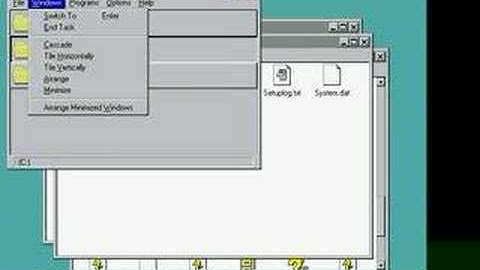 Windows Chicago - build 81 (first boot)