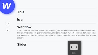 Crazy Webflow Slider Hack! Vertical Sliders Tutorial 2021
