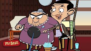 Mr Bean Builds Mrs Wicket A Driving Simulator 🚗 | Mr Bean Animated Season 4 | Funny Clips | Mr Bean