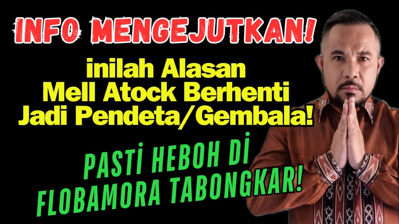 Wow.. info MENGEJUTKAN!! inilah alasan Mell Atock BERHENTI JADI PENDETA!