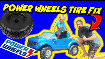HOW TO REPLACE POWER WHEELS TIRE