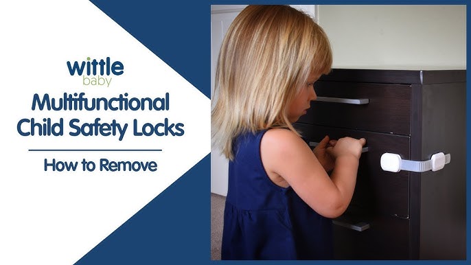 Adjustable 10 PCS Cabinet Locks For Babies Child Proof Cabinet Latches  Fridge Lock Cabinet Locks Child Locks For Cabinets Door Knob Child Proof