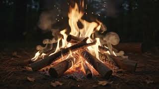A peaceful August campfire, beautiful, tranquil and relaxing, from Nature & Notes