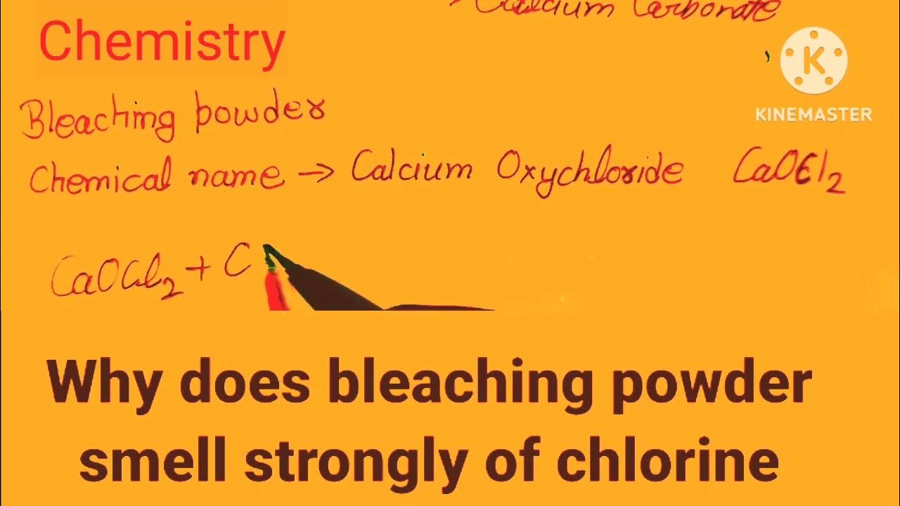 Why Does Bleaching Powder Smell Strongly Of Chlorine YouTube why-does-bleaching-powder-smell-strongly-of-chlorine-youtube