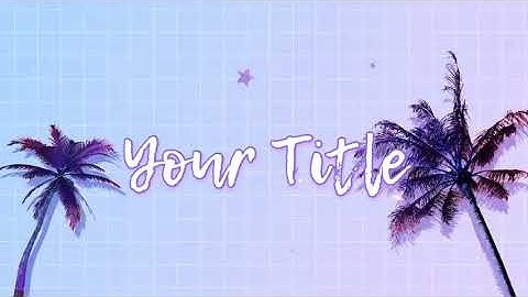 COCONUT TREE INTRO| | Free to use|Free Templates |Shiela Hipolito