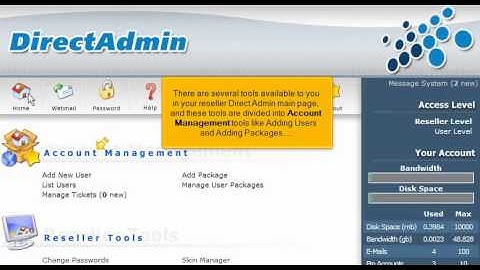 DirectAdmin for Resellers