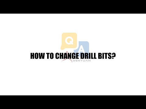 How to change paper puncher drill bits?