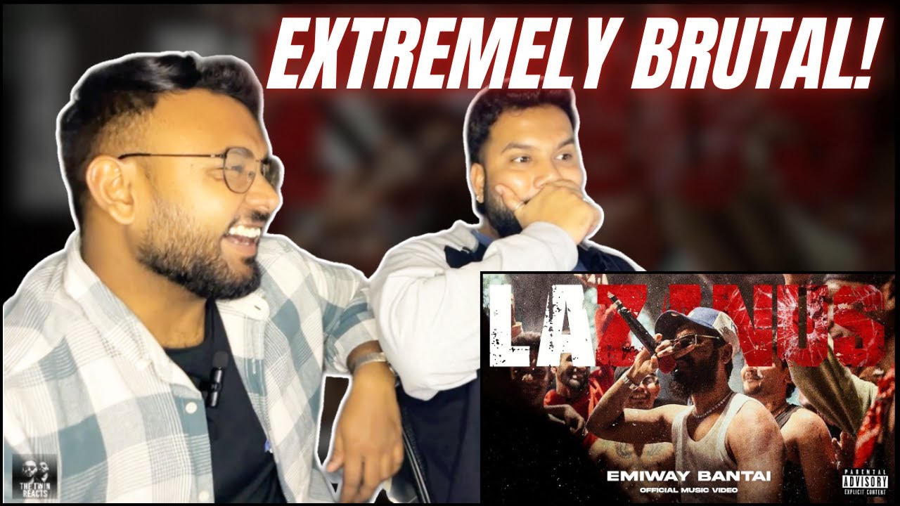 EMIWAY BANTAI - LAZANUS | REACTION | THE TWIN REACTS