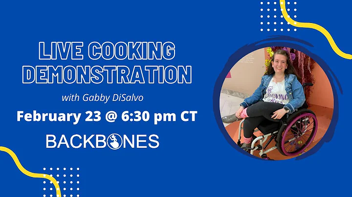Cooking Demo with Wheelchair User Gabby DiSalvo