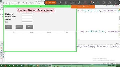 HOW TO CREATE STUDENT RECORD MANAGEMENT SOFTWARE IN PYTHON (PART2)| PYTHON PROGRAMMING COURSE