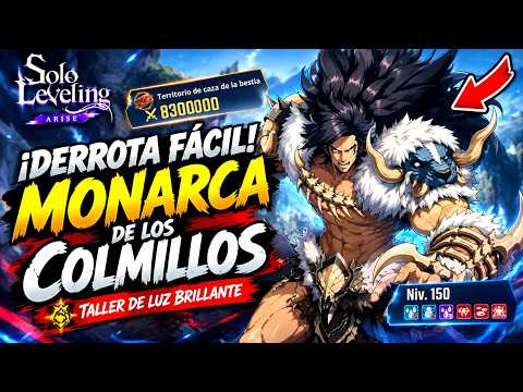 ¡DERROTA FÁCIL al MONARCA de los COLMILLOS! 🦷 TALLER DE LUZ BRILLANTE | SOLO LEVELING ARISE