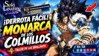 ¡DERROTA FÁCIL al MONARCA de los COLMILLOS! 🦷 TALLER DE LUZ BRILLANTE | SOLO LEVELING ARISE
