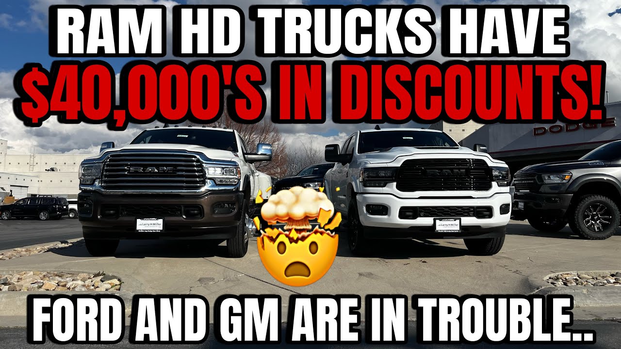 RAM Trucks Have 40000 In Discounts FORD AND GM ARE IN TROUBLE