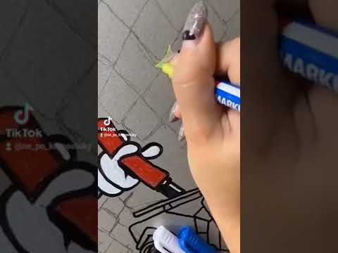 Обзор на paint marker Brauberg 1мм 8 цветов