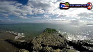 Playa en Yabucoa Puerto Rico Con Musica Salsa De Fondo Relajante