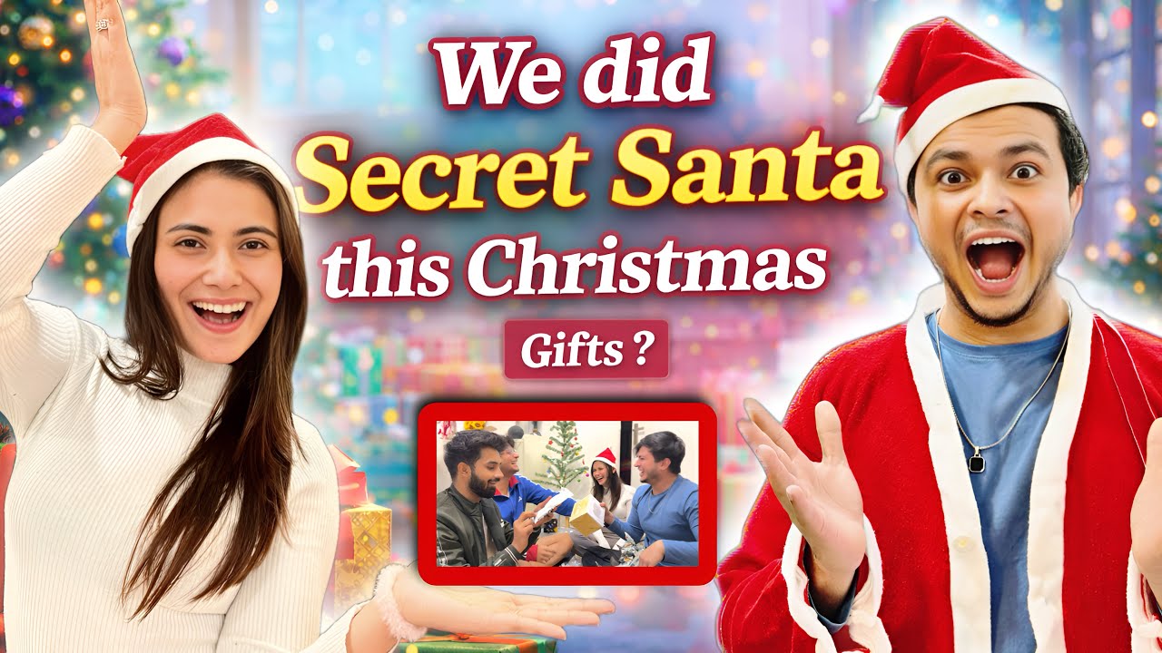 We did Secret Santa this Christmas 🎅 Tanshi Vlogs 😍