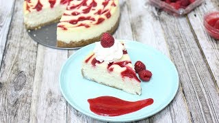 Raspberry Swirl Cheesecake - White Chocolate Raspberry Cheesecake - New York Cheesecake