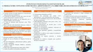 Apresentação artigo - Instâncias colegiadas na gestão escolar.  
